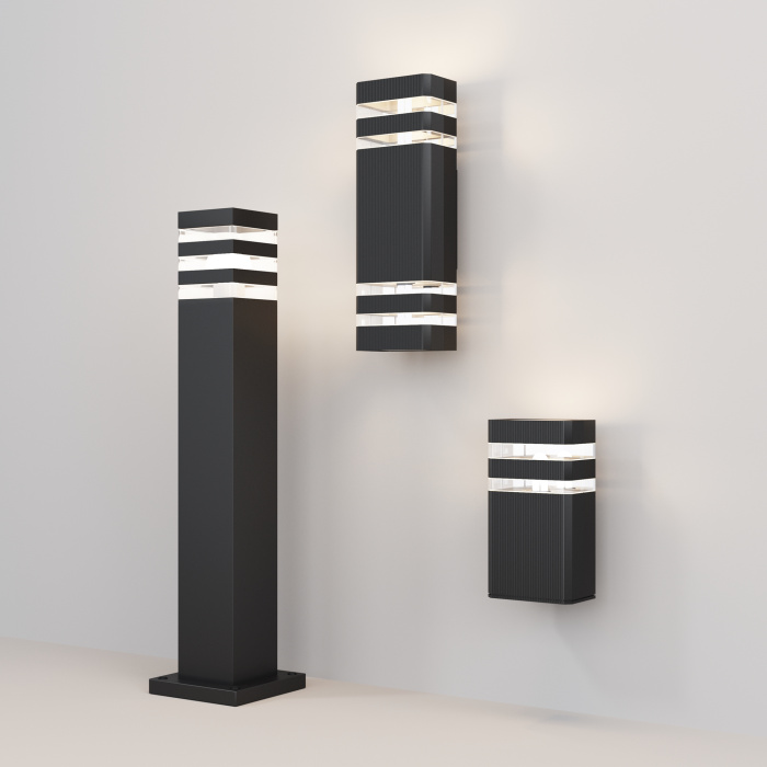 Уличный настенный светильник Maytoni Unter den linden O578WL-01B