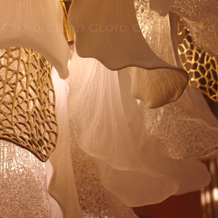Люстра Cloyd WASABI C16 / Ø84 см - керамика - золото (арт.11327)