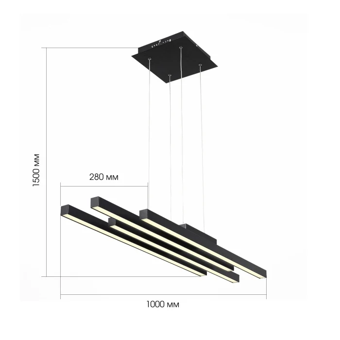 Люстра подвесная SAMENTO ST LUCE SL933.403.04