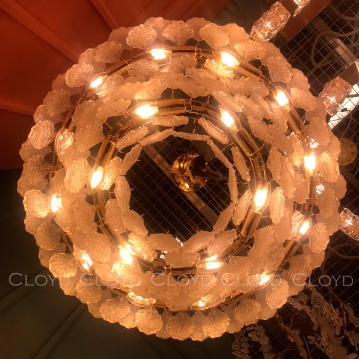 Люстра Cloyd SENEGAL-B C18 / Ø80 см - золото (арт.11196)