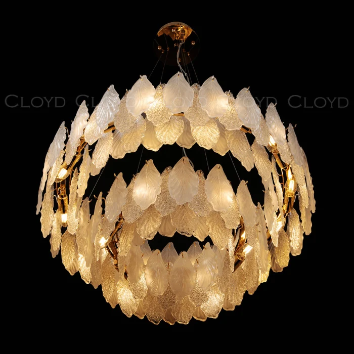 Люстра Cloyd SENEGAL-B C18 / Ø80 см - золото (арт.11196)