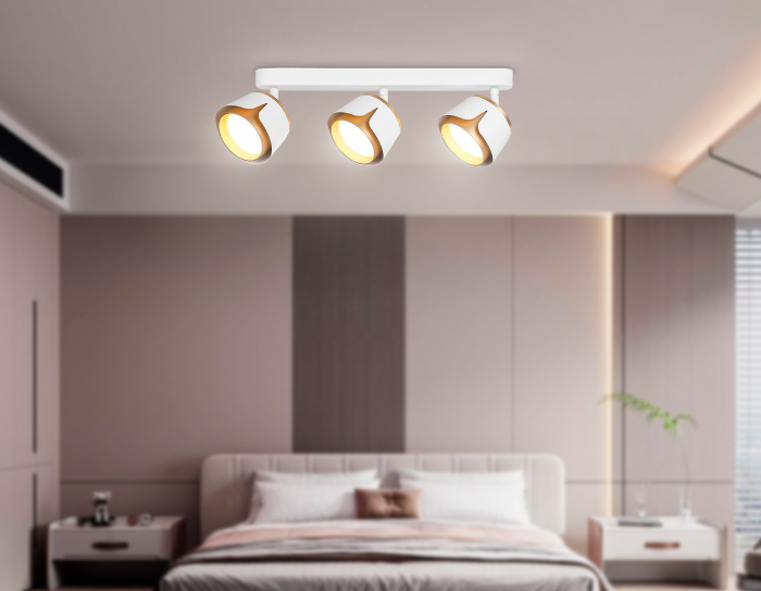 Настенно-потолочный поворотный спот со сменной лампой GX53 Ambrella light TN71235