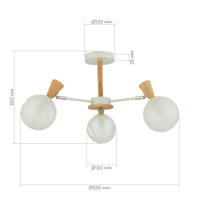 Люстра потолочная SLE220702-03 EVOLUCE