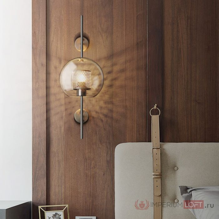 Настенный светильник CATCH WALL ball L58 stell ImperiumLoft