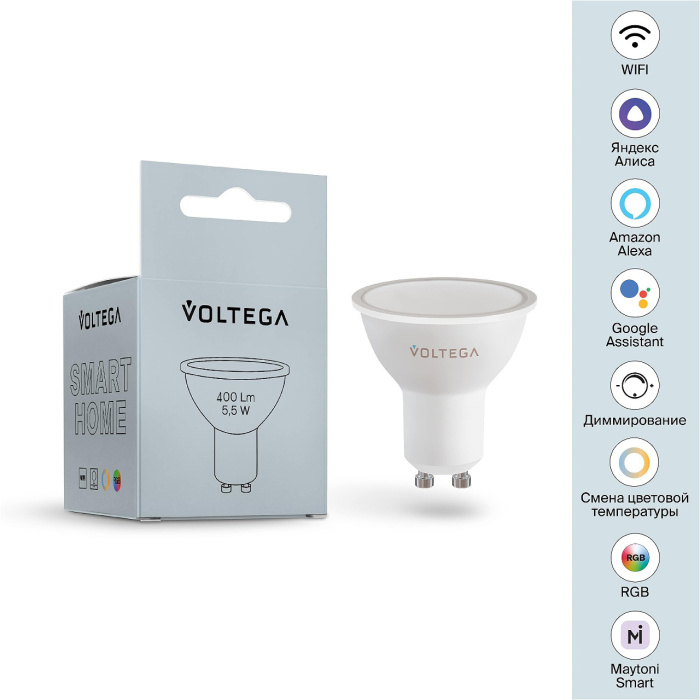 Светодиодная лампа Voltega Wi-Fi bulbs 2426