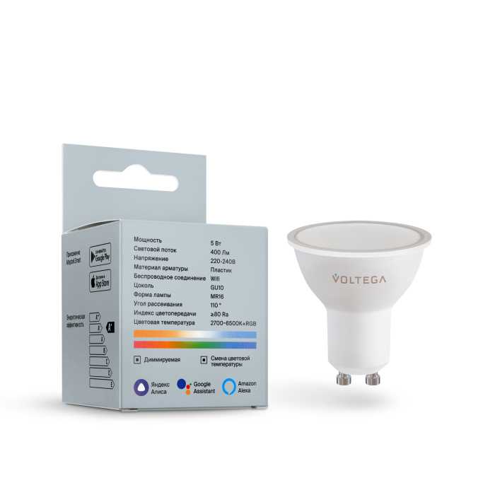 Светодиодная лампа Voltega Wi-Fi bulbs 2426