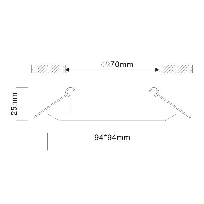 Встраиваемый светильник ST LUCE ST204.408.01
