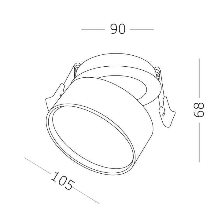 Светильники встраиваемые ST651.548.14 ST LUCE