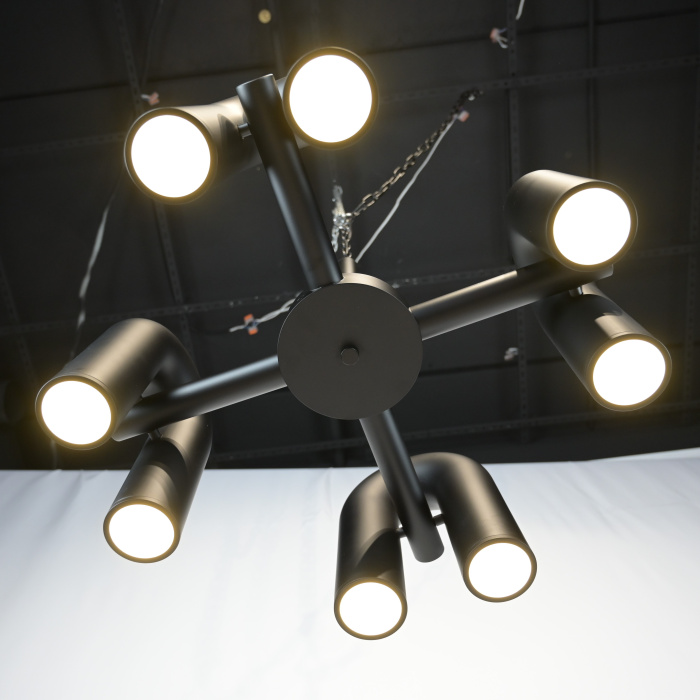 Подвесная люстра FANNY 8 Black ImperiumLoft