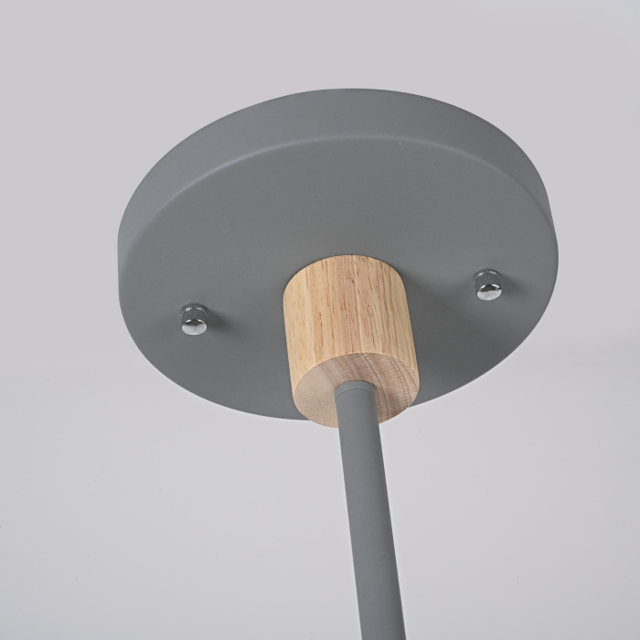 Подвесная люстра TURNA DBL L6 Gray ImperiumLoft