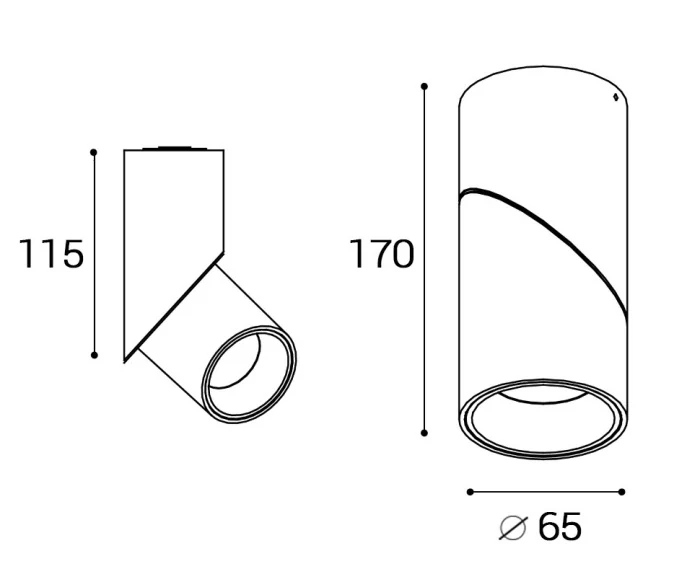 Светильник потолочный поворотный ITALLINE IT02-022 white 4000K