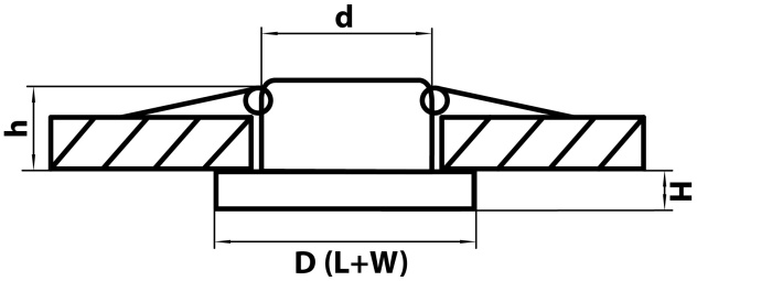 Встраиваемый светильник Rifle LIGHTSTAR 2514
