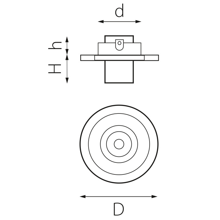 Комплект из светильника и рамки Intero Intero TUBO Lightstar i616174