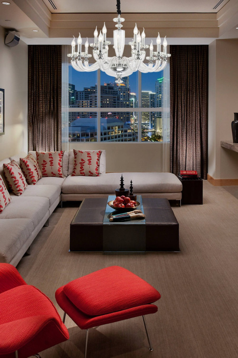 Люстра подвесная Lucia Tucci ASHANTI 1255.15 clear