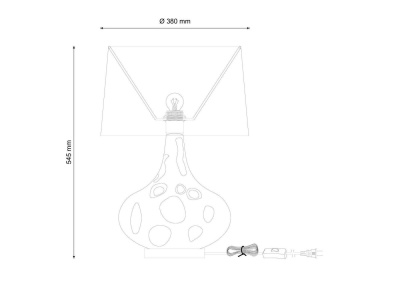 Настольная лампа Lucia Tucci Harrods T930.1