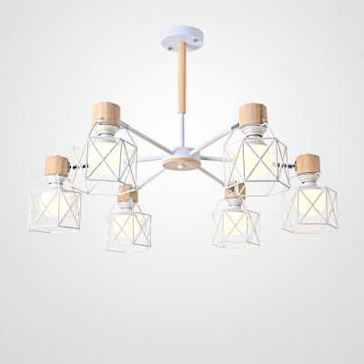 Потолочная люстра CORF B3 White 6 lamps ImperiumLoft