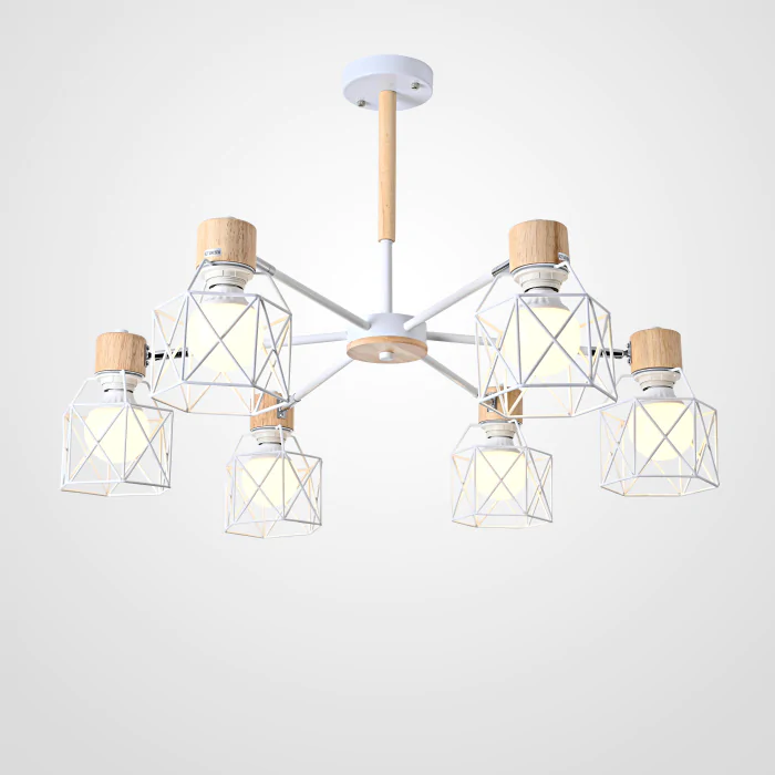 Потолочная люстра CORF B3 White 6 lamps ImperiumLoft