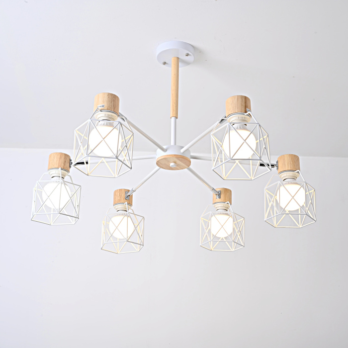 Потолочная люстра CORF B3 White 6 lamps ImperiumLoft