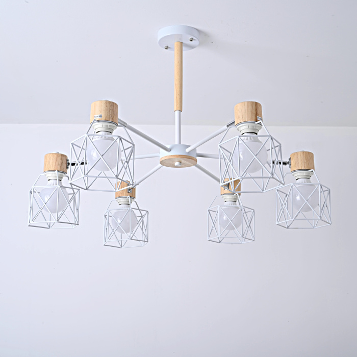 Потолочная люстра CORF B3 White 6 lamps ImperiumLoft