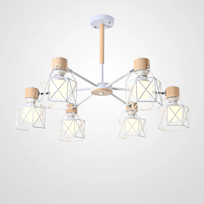 Потолочная люстра CORF B3 White 6 lamps ImperiumLoft