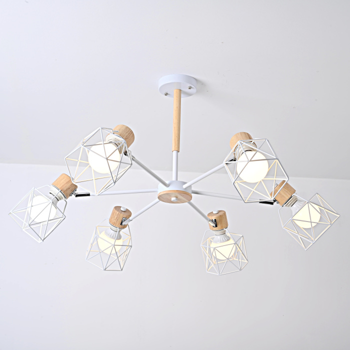 Потолочная люстра CORF B3 White 6 lamps ImperiumLoft