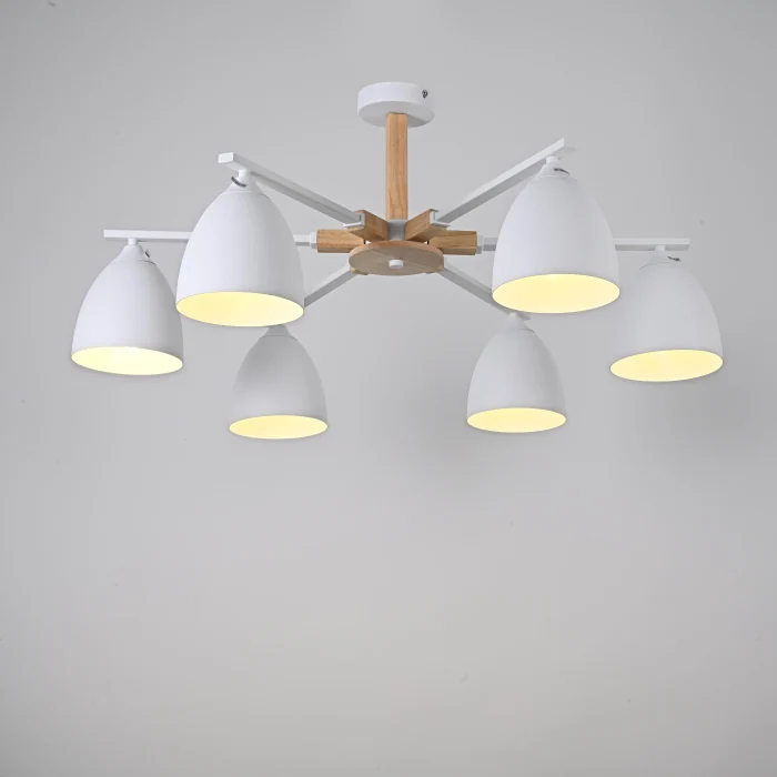 Люстра на штанге NOA 6 White ImperiumLoft 183469-26