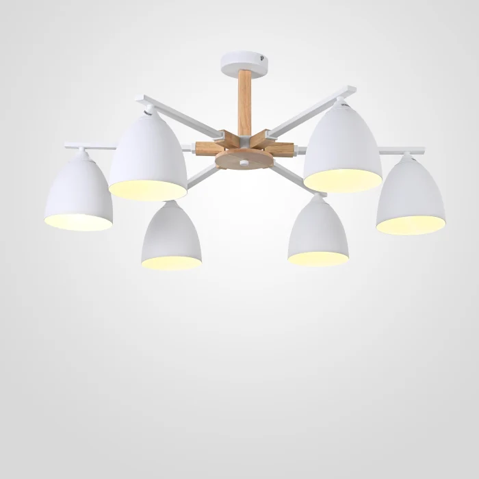 Люстра на штанге NOA 6 White ImperiumLoft 183469-26