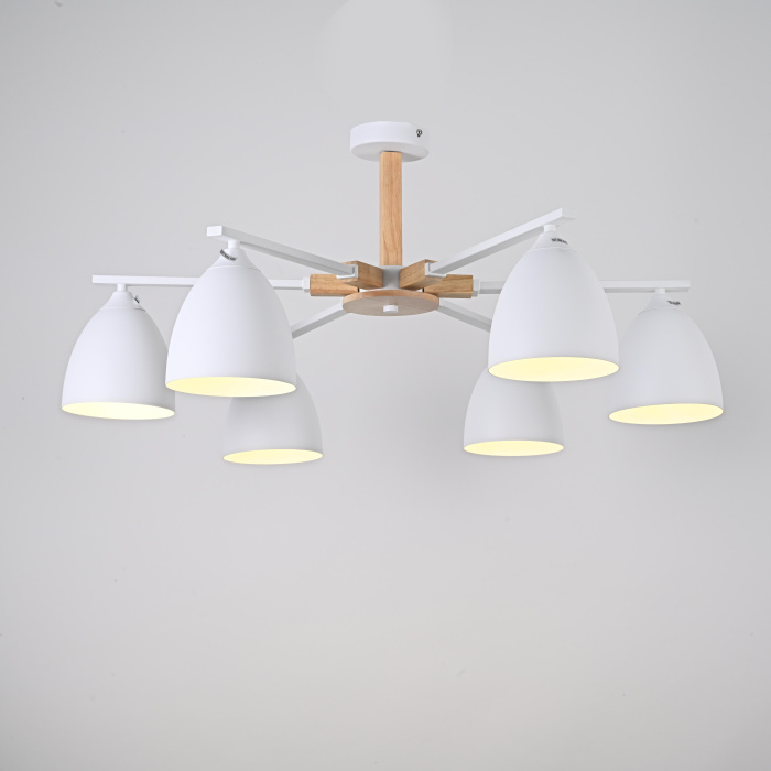 Люстра на штанге NOA 6 White ImperiumLoft 183469-26