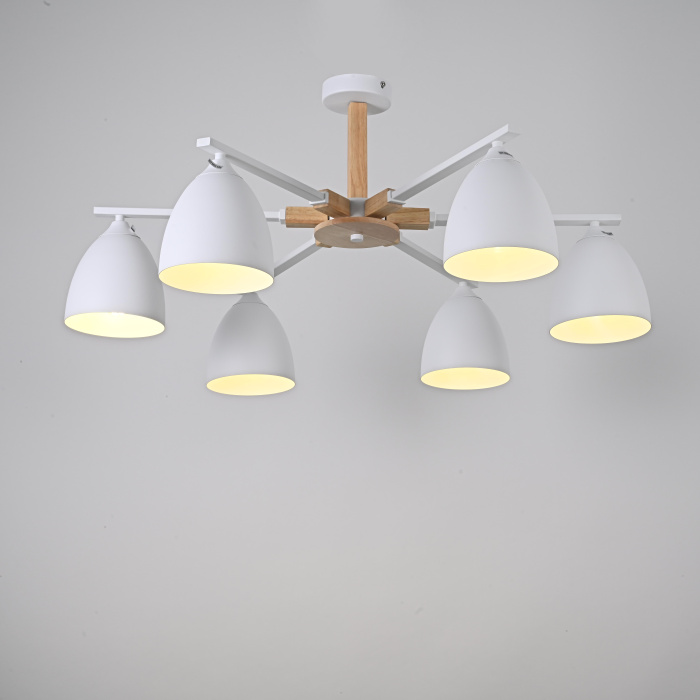 Люстра на штанге NOA 6 White ImperiumLoft 183469-26