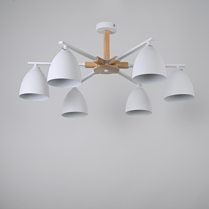 Люстра на штанге NOA 6 White ImperiumLoft 183469-26