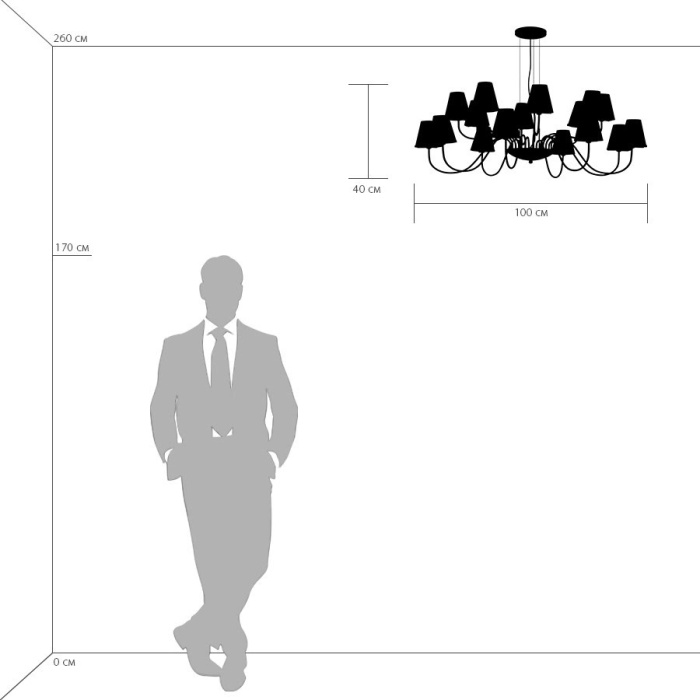 Подвесная люстра DIAFANO LIGHTSTAR 758162
