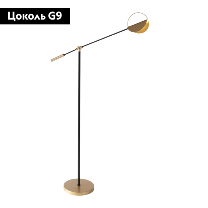 Торшер Eurosvet Grazia 01143/1 черный/золото