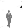 Светильник подвесной LOFT 1х40W E14 ЧЕРНЫЙ  (в комплекте) 765017 (MD12018002-1A)