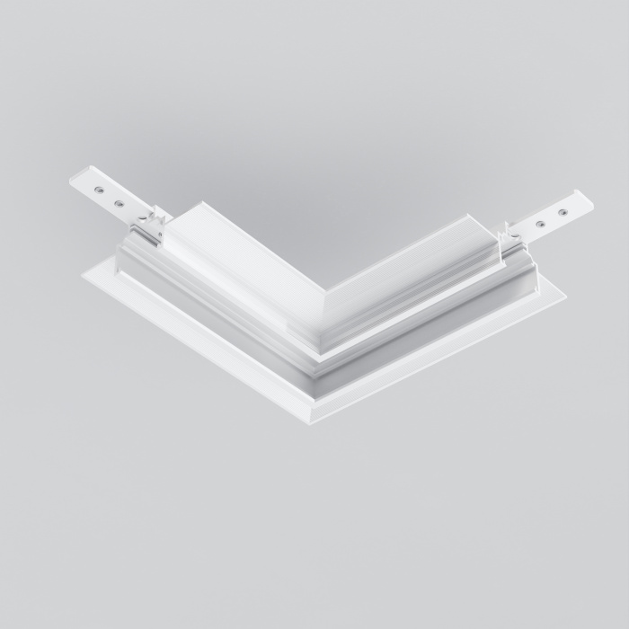 Коннектор угловой Exility для встраиваемого низкопрофильного шинопровода Maytoni TRAM034CL-42W