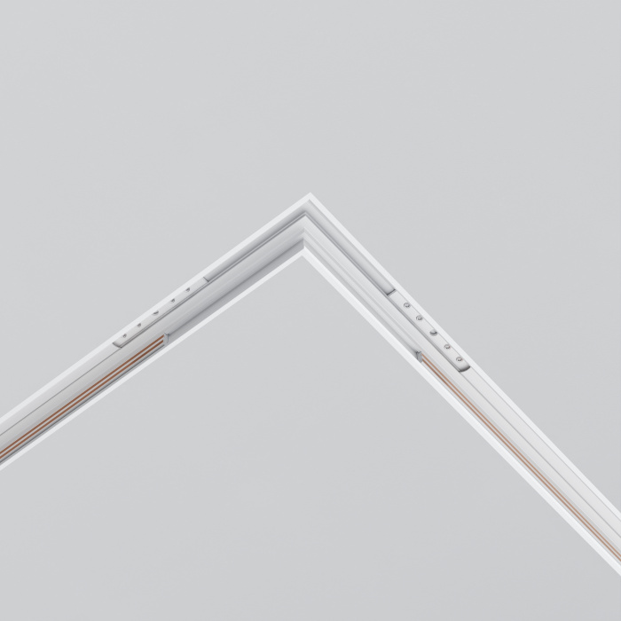 Коннектор угловой Exility для встраиваемого низкопрофильного шинопровода Maytoni TRAM034CL-42W