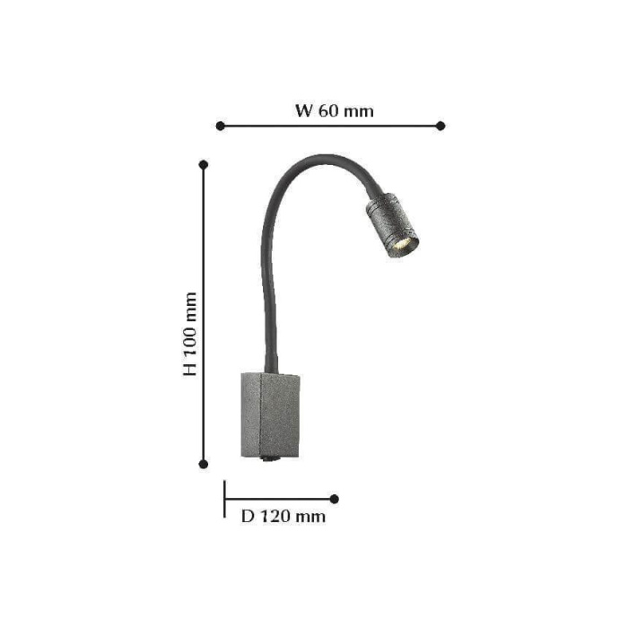 Светодиодный настенный светильник Favourite Murum 1957-1W