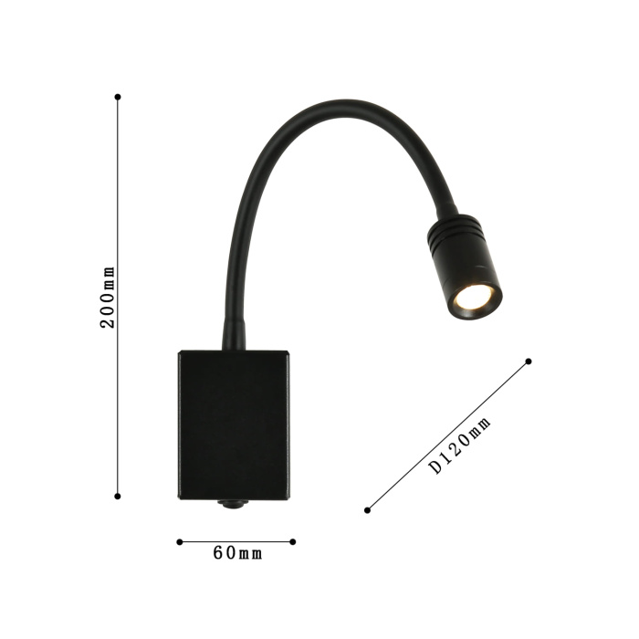 Светодиодный настенный светильник Favourite Murum 1957-1W