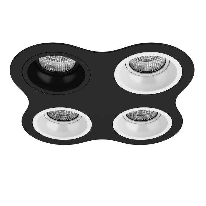 Комплект из светильников и рамки DOMINO Domino Lightstar D64707060606