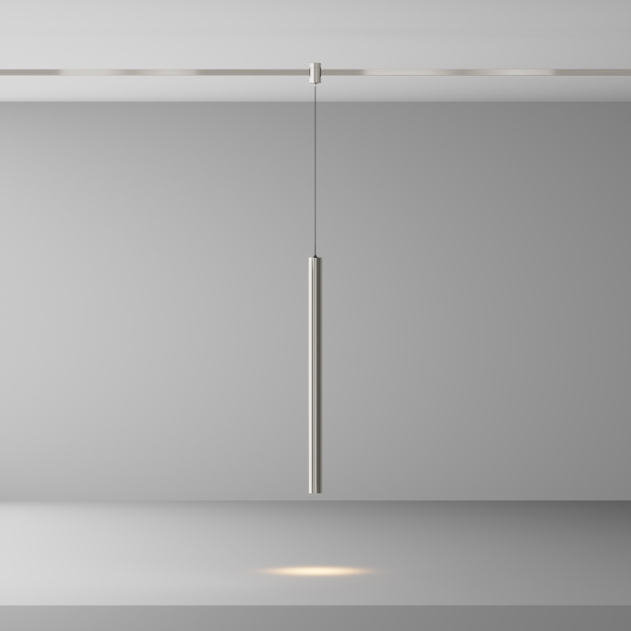 Трековый подвесной светильник Maytoni Focus LED TR156-1-5W3K-PT