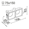 Встраиваемый светильник Ledron RISE KIT2 White