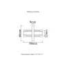 Соединитель линейный (однофазный) для встреиваемого шинопровода Crystal Lux CLT 0.2211 01 BL
