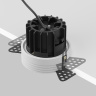 Встраиваемый светильник Maytoni Round DL058-12W3K-TRS-W