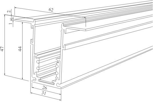 Трековый светильник Elektrostandard Slim magnetic 4690389178931