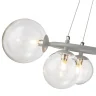 Подвесная люстра Delight Collection Wendt KG1202P-9 grey/clear