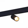 Магнитный трековый светильник Черный LED 1*12W 3000K 550Lm Ra>90 IP20 D50xH173 48VV ST807.436.12