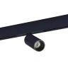 Магнитный трековый светильник Черный LED 1*12W 3000K 550Lm Ra>90 IP20 D50xH173 48VV ST807.436.12