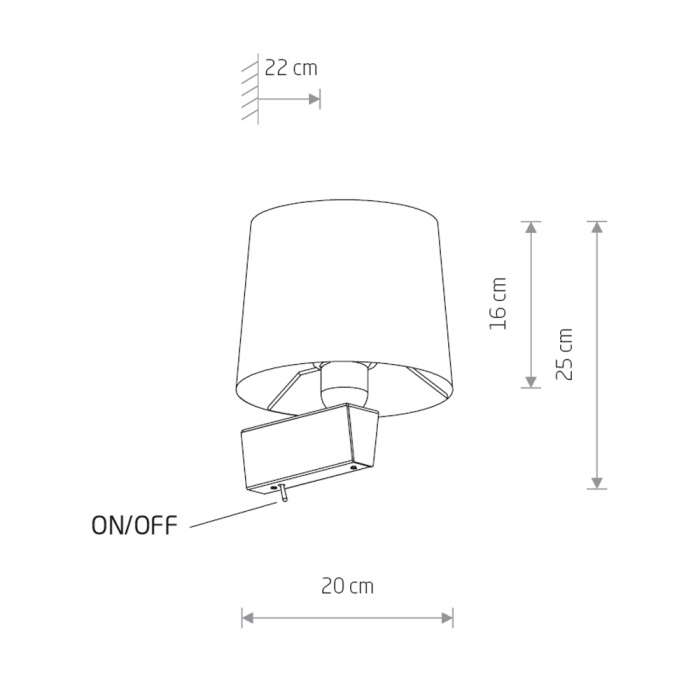 Настенный светильник  Nowodvorski Chillin Black/Gold 8197