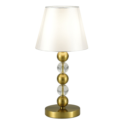 Прикроватная лампа ST-Luce латунь/белый E27 1*40W SL2003.304.01