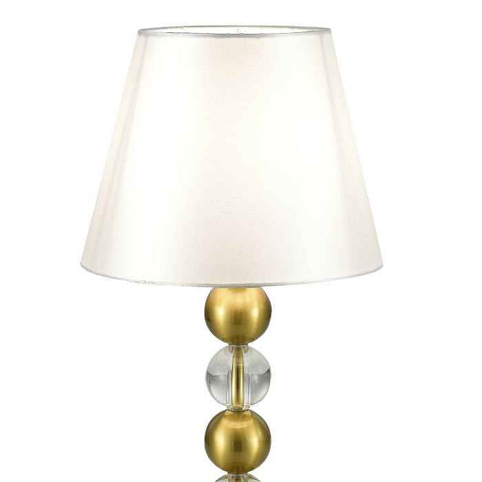 Прикроватная лампа ST-Luce латунь/белый E27 1*40W SL2003.304.01