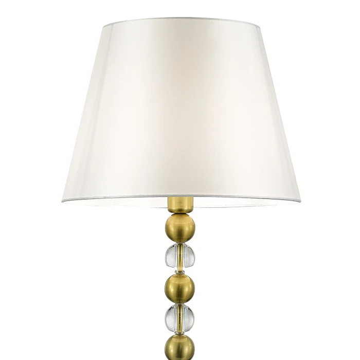 Светильник напольный ST-Luce латунь/белый E27 1*40W SL2003.305.01